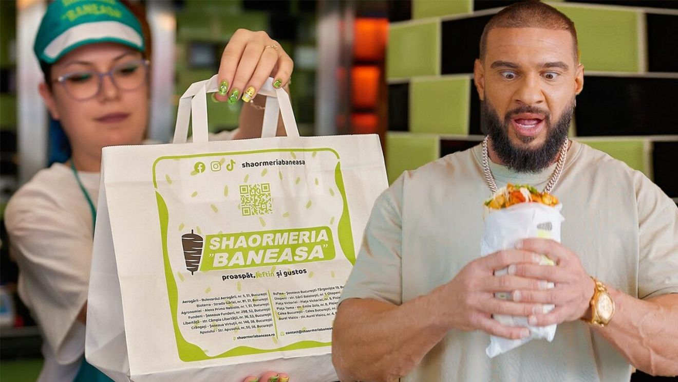 Ce a primit Lucian din Iași, după ce a comandat o shaorma de la Băneasa: "Doriane, cum ți se pare să mâncăm așa ceva?"
