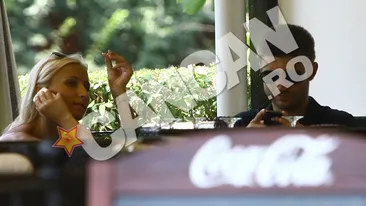 Andrei Cristea si-a scos iubita blonda la restaurant