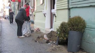 A intrat cu masina intr-un restaurant din Timisoara dupa care a fugit!