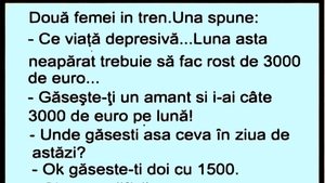 BANC | Două femei în tren: "Luna asta trebuie să fac rost de 3.000 de euro"