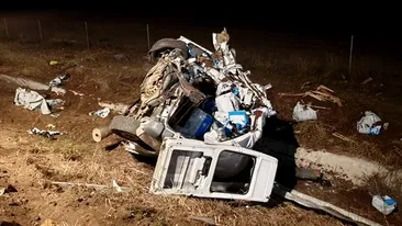 Accident grav pe Autostrada Timișoara-Lugoj. Un șofer a fost decapitat | FOTO +VIDEO