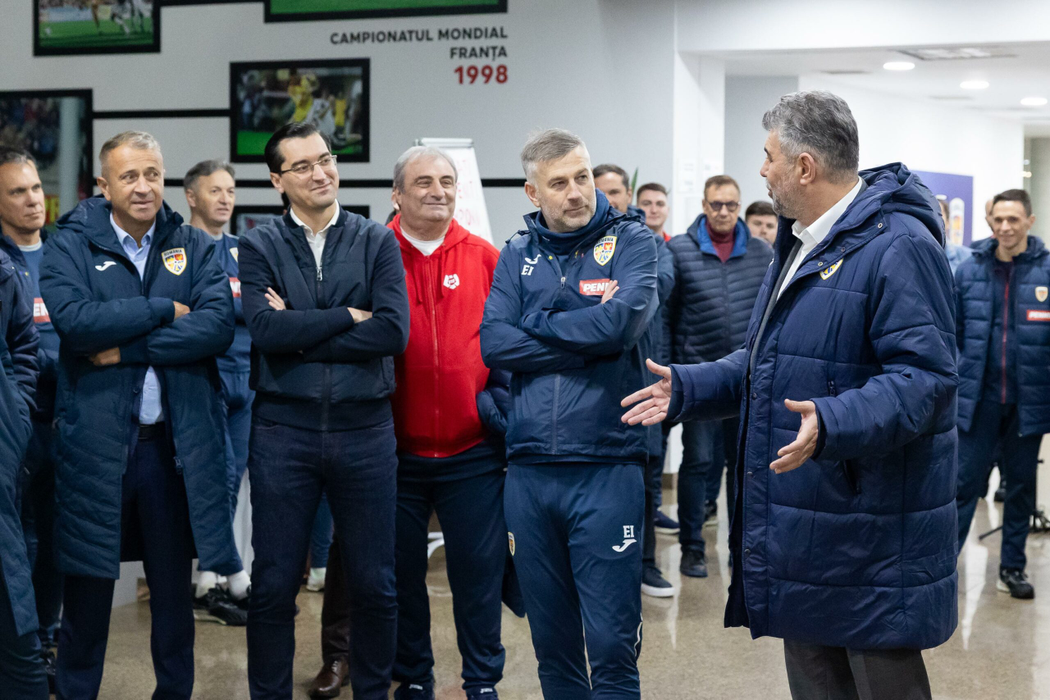 Tricolorii au primit vizita lui Marcel Ciolacu înainte de meciul cu Elveția