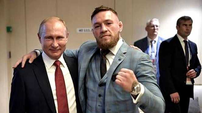 Întâlnire de gradul 0, Putin – McGregor! Bodyguarzii președintelui au sărit la luptătorul din UFC / VIDEO