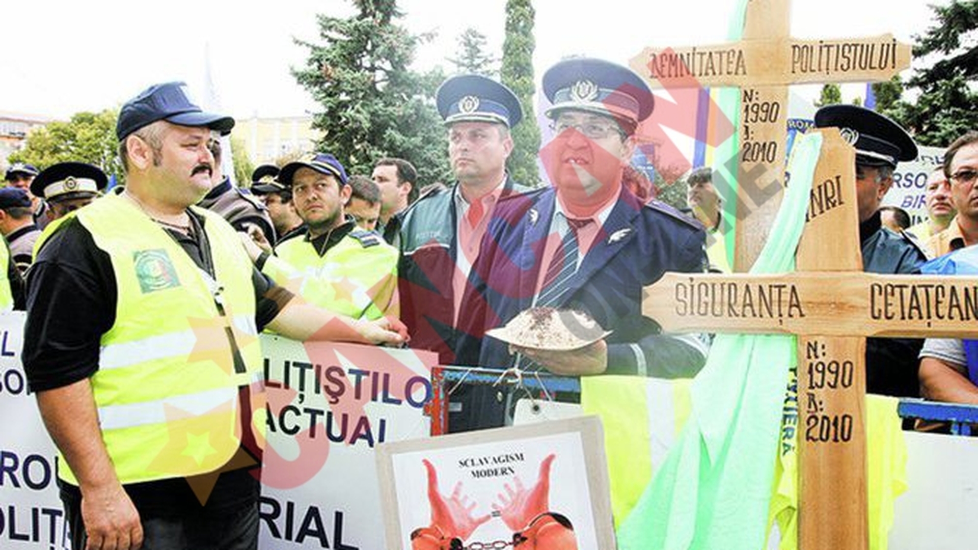 Politistii nu dau amenzi cat sunt in greva