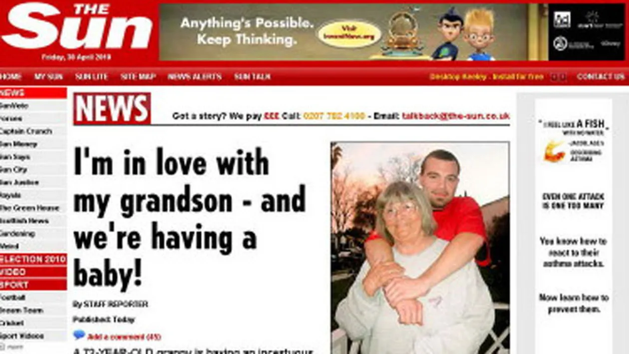 SOCANT! Un tanar de 26 de ani va avea un copil cu bunica lui de 72 de ani, de care este foarte indragostit