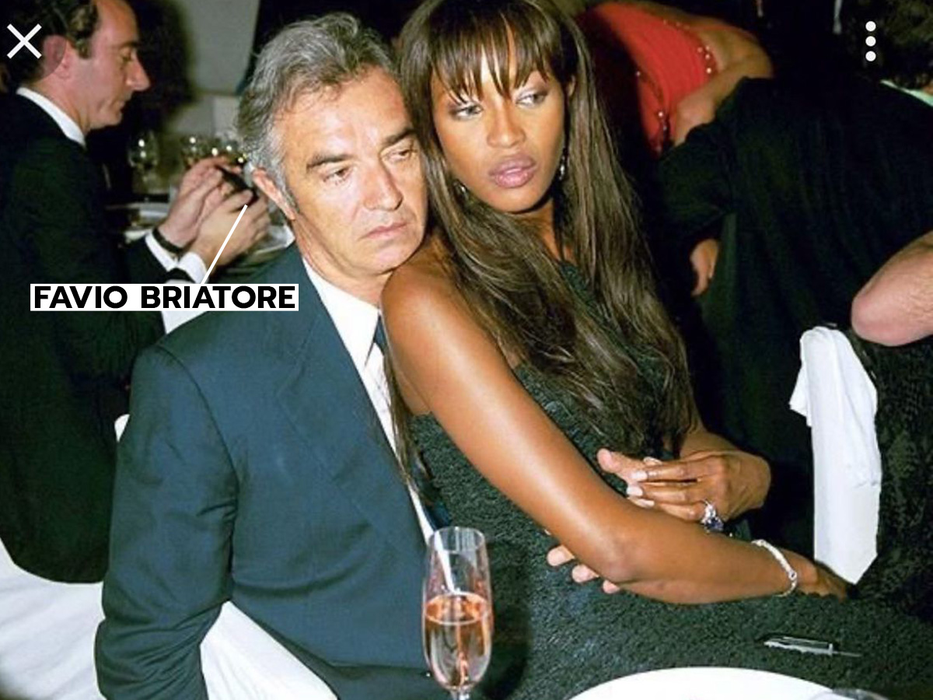 Flavio Briatore, în perioada când forma un cuplu cu Naomi Campbell