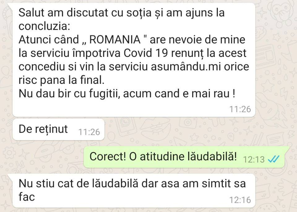 Pompierul a renunțat la concediu să fie alături de colegi
