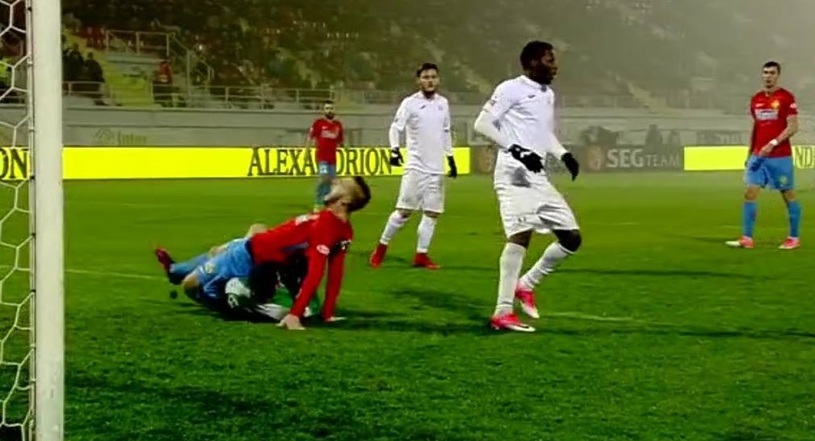 Bogdan Planic a fost accidentat de colegul său, Florin Niţă