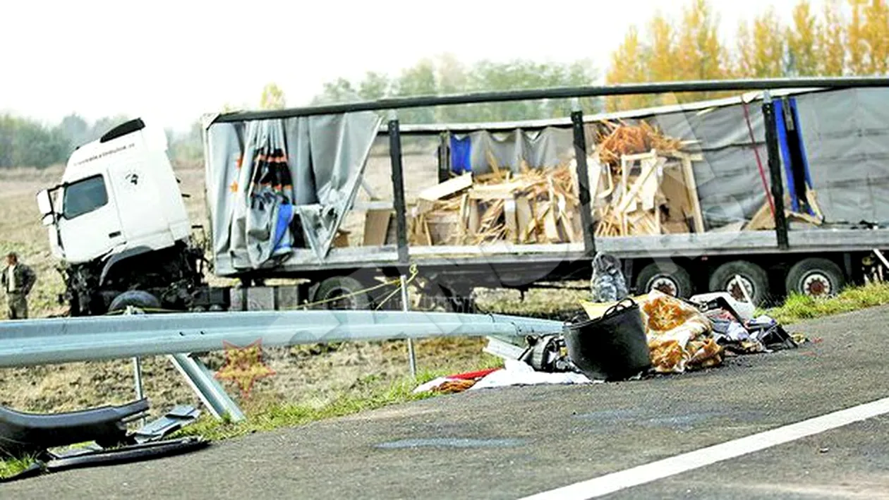 Soferul TIR-ului ucigas are de achitat 15.000 de euro pentru stricaciunile drumului Mako-Szeged din Ungaria! Pus sa plateasca autostrada