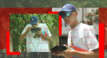 A luat masa pe trotuar! CANCAN.RO are imagini senzaționale cu David Popovici în drum spre Dinamo
