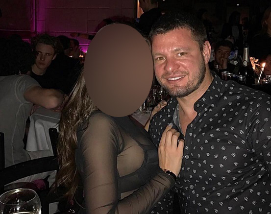 Niculae, alături de fotomodela din Urlaţi, în perioada în care formau un cuplu
