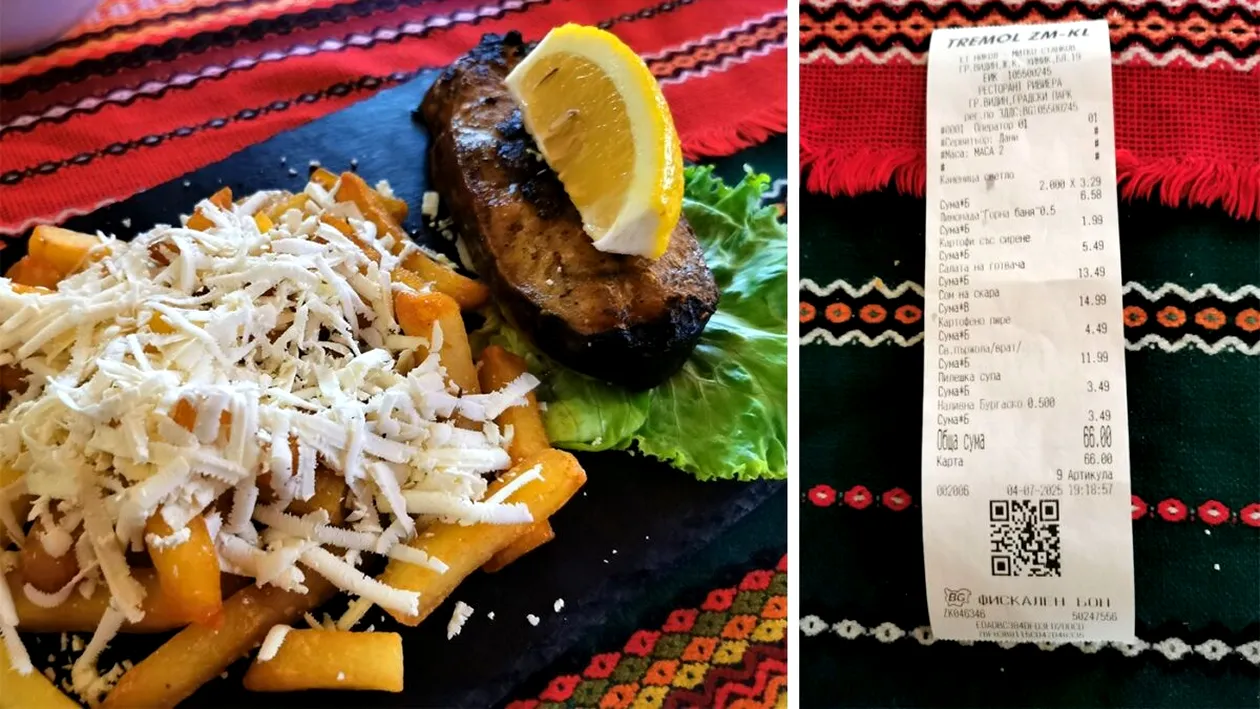 Cât a plătit un turist român în Bulgaria, pentru o supă de pui și o ceafă de porc cu piure