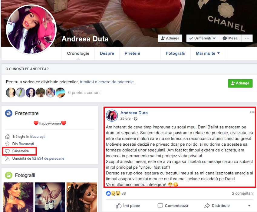 Divorț răsunător în familia lui Sile Cămătaru. Fiul lui și Andreea Duță s-au despărțit: “Doresc să rup orice legătură cu trecutul meu”