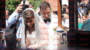 Eleganță la SUPERLATIV! Cum au apărut la petrecerea de nuntă a Kirei soții Hagi, Ianis și Elena, Gigi Becali și verii lui