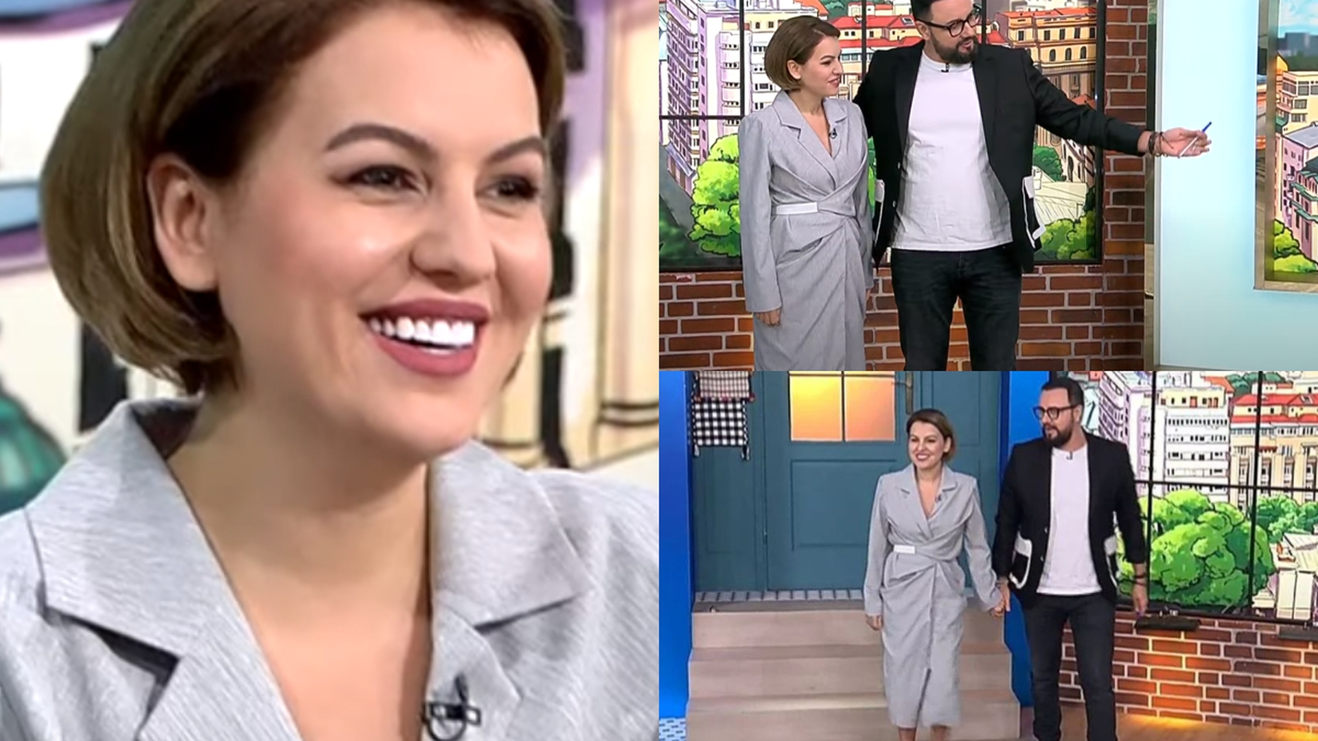 Lecție de modestie! Cum a apărut Romina Gingașu, în emisiunea lui Cătălin Măruță de la Pro TV. Ținuta nu a costat mai mult de 500 de lei