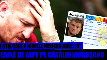 BOMBA! Putina lume stie care e numele meu din buletin Cum il cheama de fapt pe Catalin Morosanu