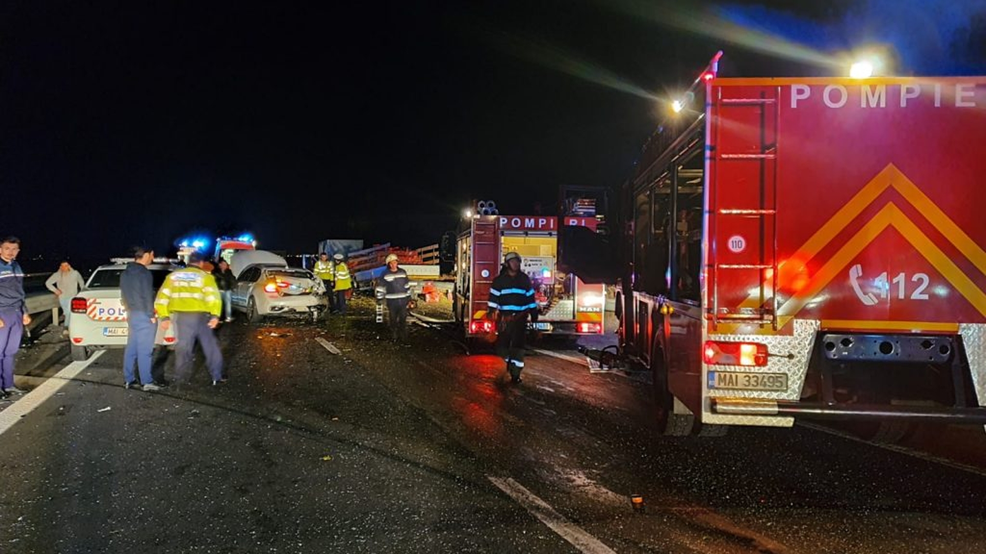 Grav accident de circulație pe A1, la km 99 | VIDEO