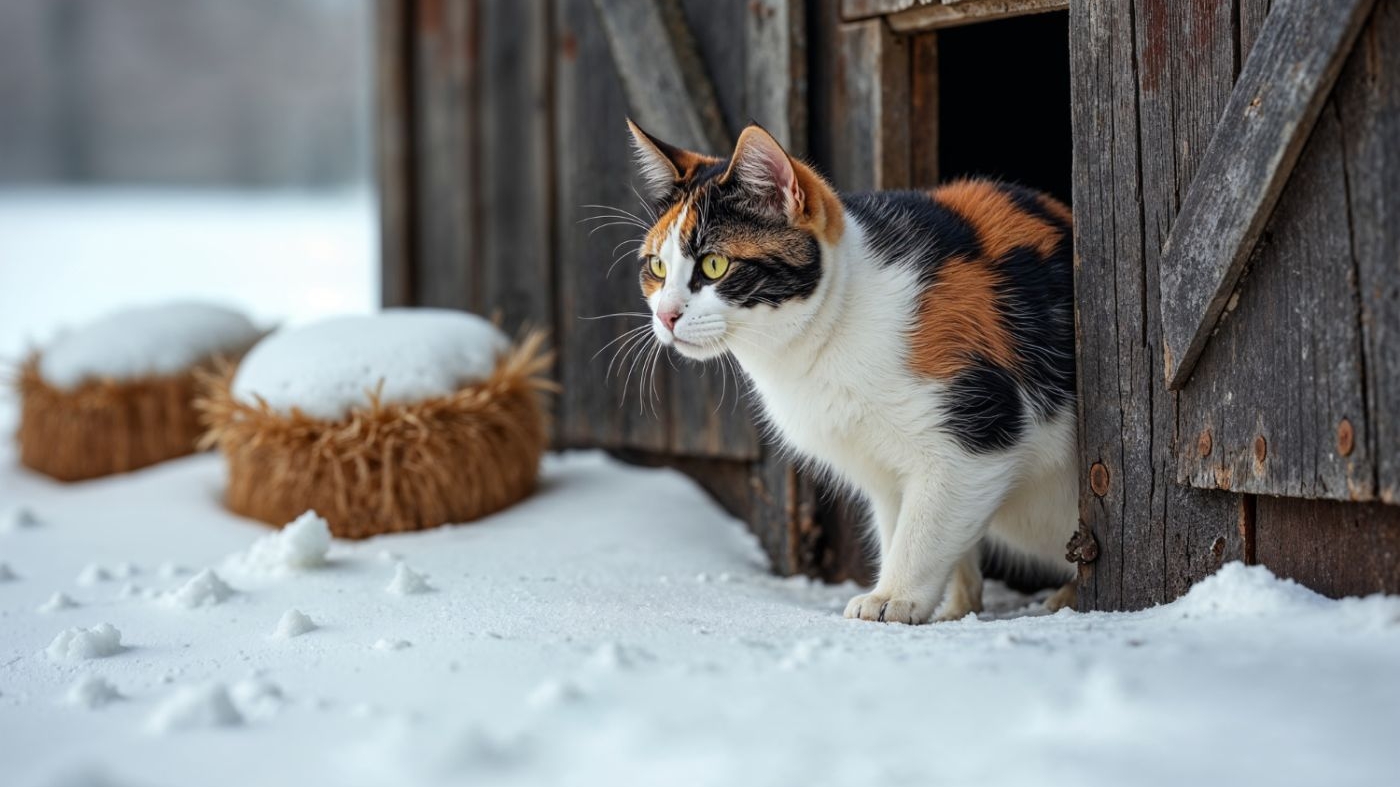 Când este prea frig ca să îți lași pisica afară. Temperatura la care trebuie să le bagi în casă