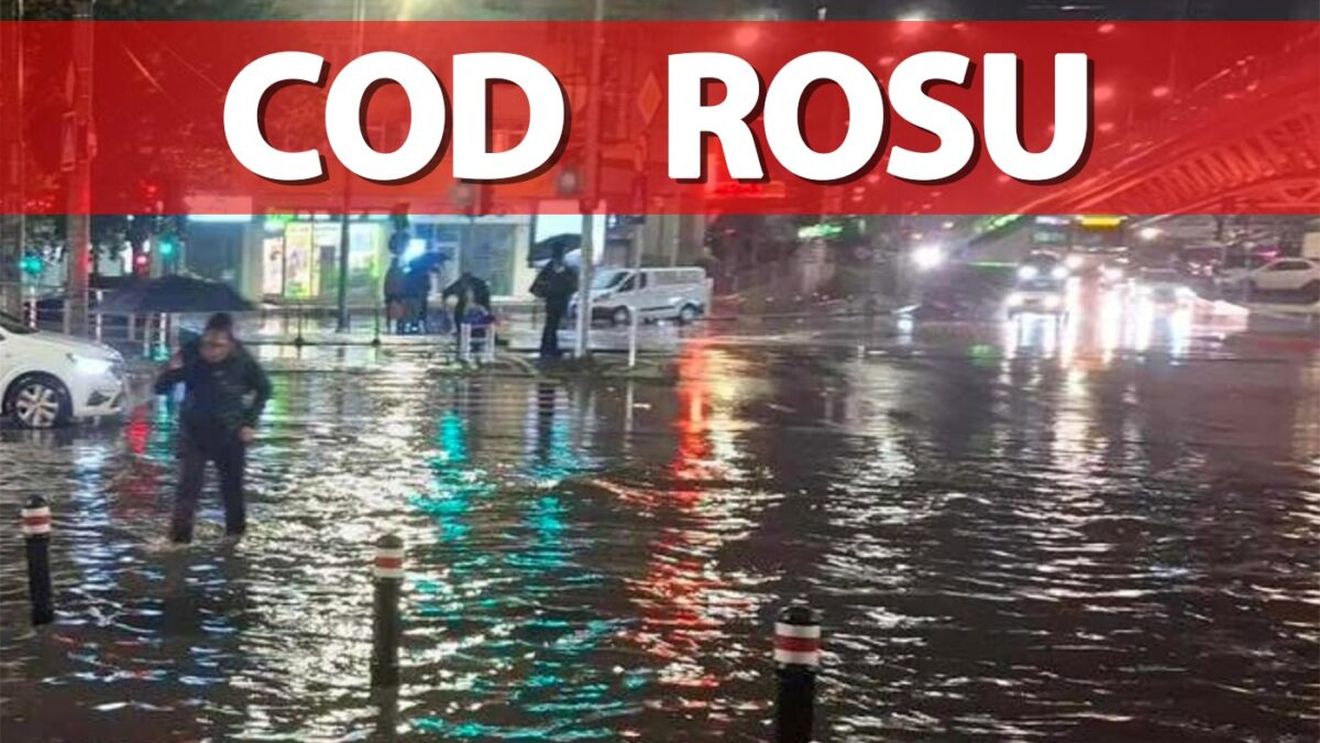 COD ROȘU | 26 de ore de urgie atmosferică în România! Care sunt orașele afectate, potrivit meteorologilor ANM