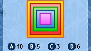 Test IQ cu 4 variante | Câte pătrate sunt în total: 10, 5, 3 sau 6?