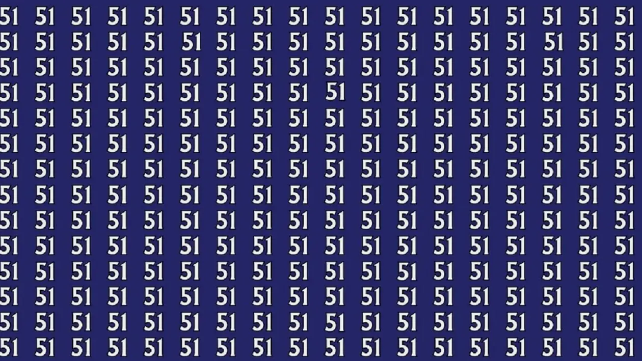 Iluzie optică virală | Doar cei cu ochi de vultur găsesc numerele inversate 13 și 15 din imagine, în 7 secunde!