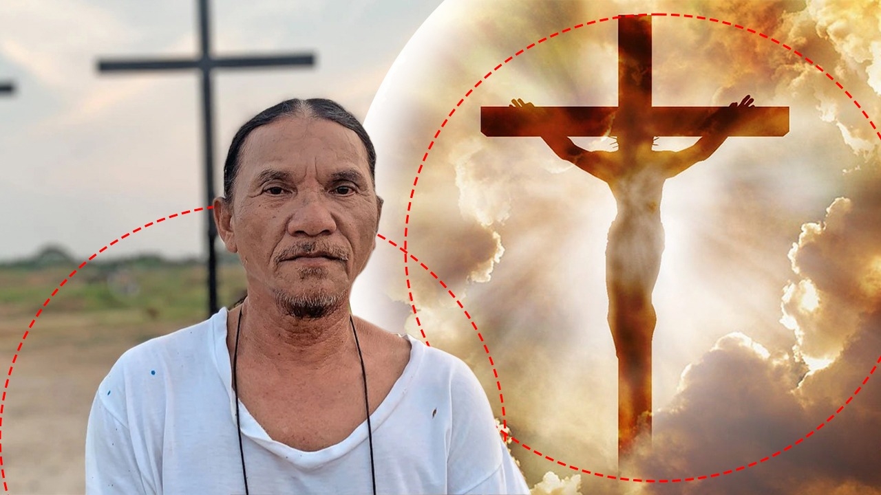 Bărbatul care s-a lăsat crucificat timp de 37 de ani renunță la tradiția din Vinerea Mare. Care este motivul