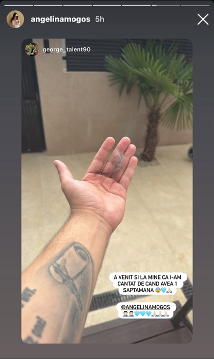 Semnul divin pe care apropiații lui Pablo îl primesc/ sursă foto: Instagram