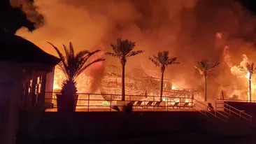Incendiu în Mamaia! A ars Silence Bamboo, clubul lui Joshua Castellano, unchiul fostului soț al celebrei Antonia. E al treilea local al italianului care a luat foc