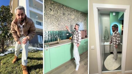 Cum arată apartamentul Alexandrei și al lui Radu Bucălae. Ce aparat au ales să 'ascundă' în mobila din bucătărie, deși îl folosesc zilnic