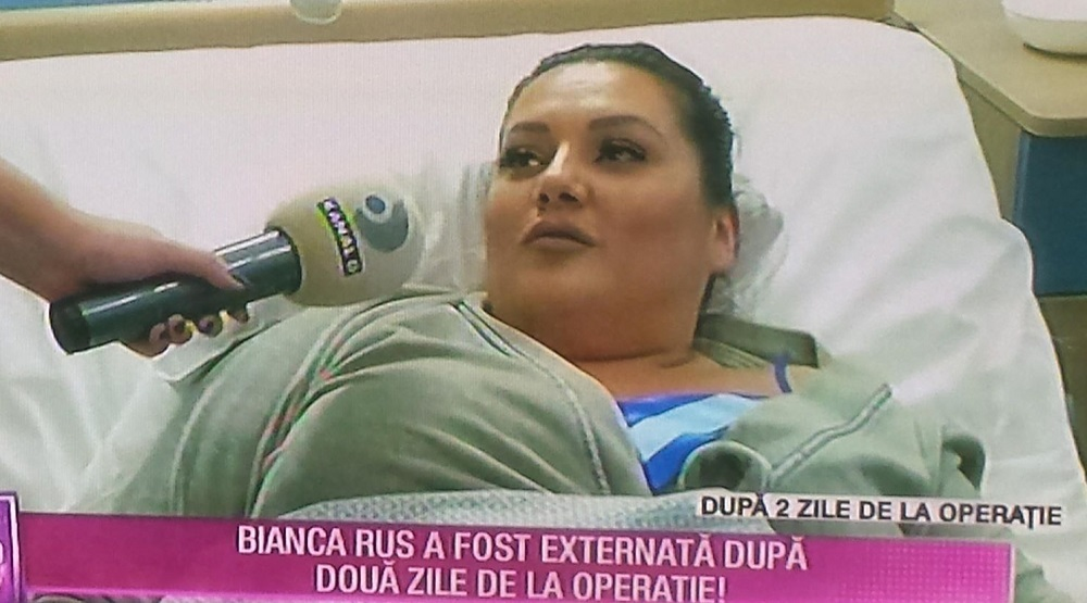 FOTO / Bianca Rus şi-a tăiat stomacul! Cum arată artista la o săptămână după operaţia dificilă, dar şi câte kilograme a slăbit: „Mi-e frică rău de tot”