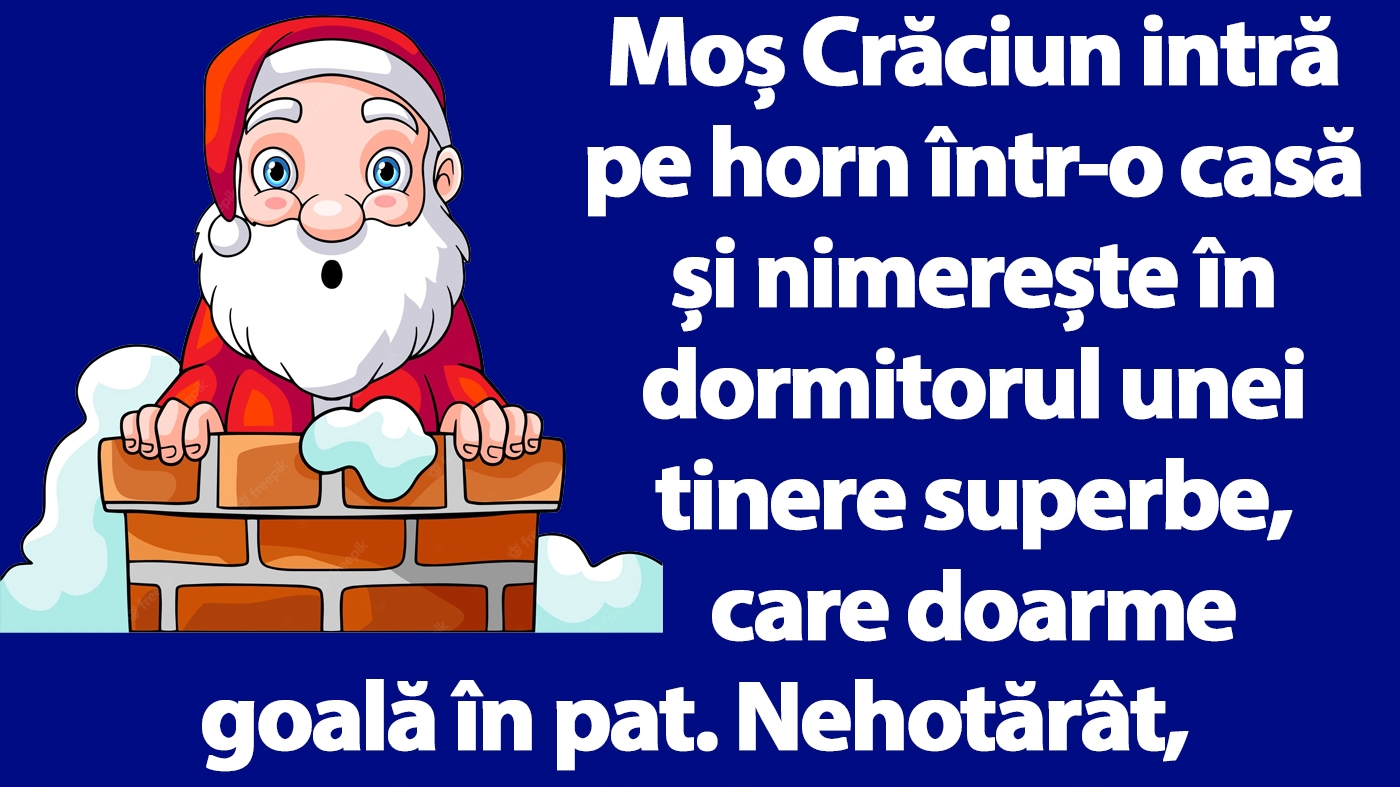 Bancul de Crăciun | Moș Crăciun și tânăra superbă