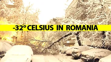ANM, anunț groaznic: Temperaturi de -32 de grade Celsius în România