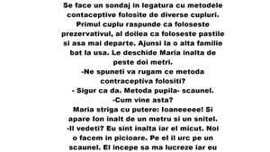 BANCUL ZILEI | Metoda contraceptivă "pupilă-scăunel"