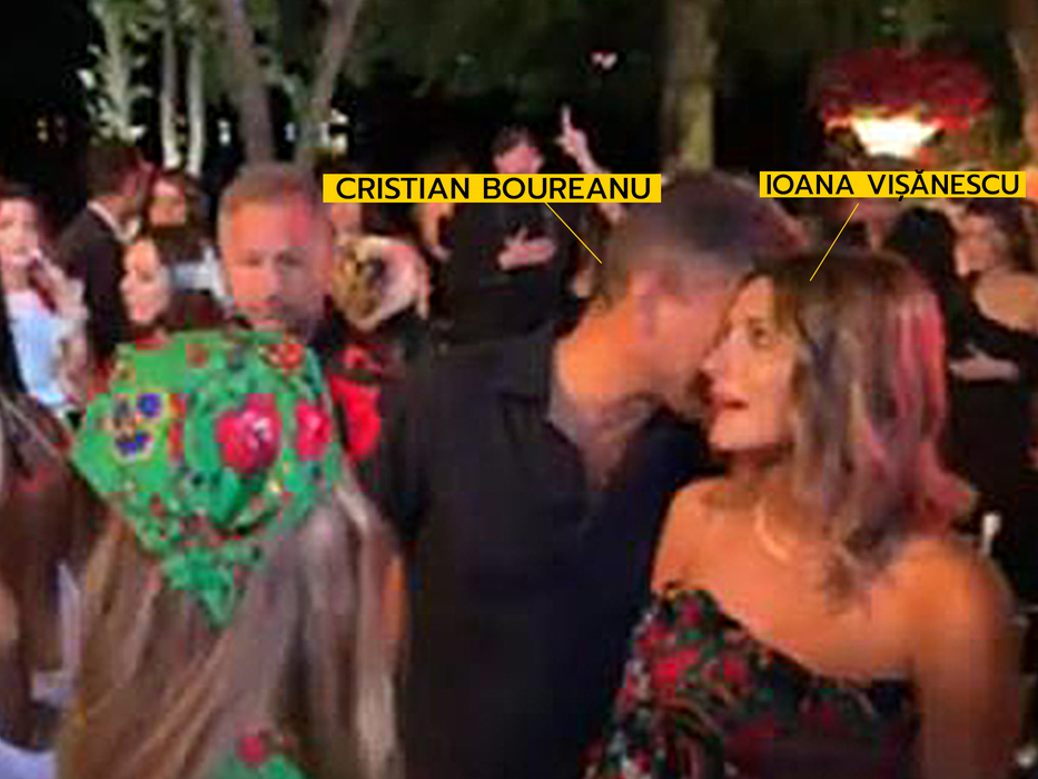 Cristian Boureanu flirtând cu Ioana Vișănescu / (Sursa: CANCAN.RO)