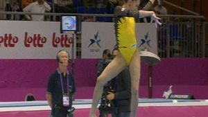 Victorii la sarituri, barna  si sol pentru Romania! Sandra Izbasa, Catalina Ponor si Larisa Iordache au castigat medalii de aur si argint la Campionatele Europene de la Bruxelles