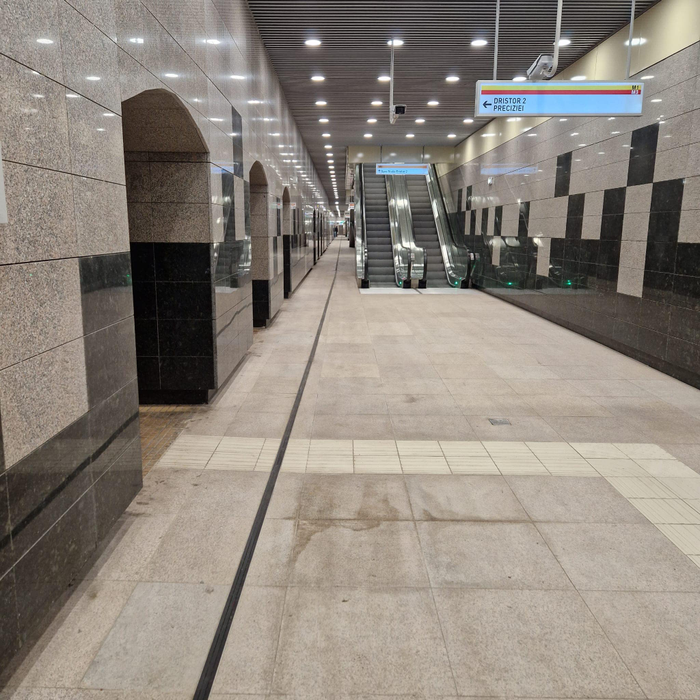Segment de metrou București. Foto: Facebook
