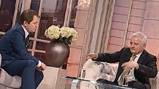 VIDEO Irinel Columbeanu ameninta: "Sa fereasca Dumnezeu sa se imbolnaveasca fata mea de TBC!"
