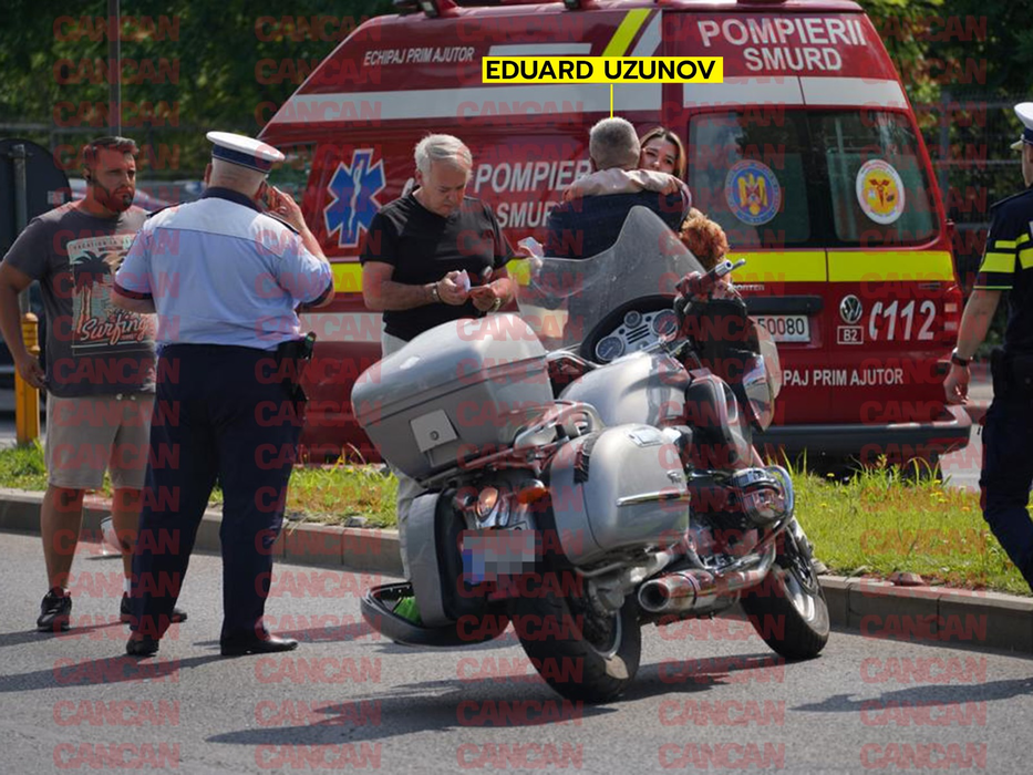Fiica lui Eduard Uzunov, accident pe străzile Capitalei/ Foto: CANCAN.RO