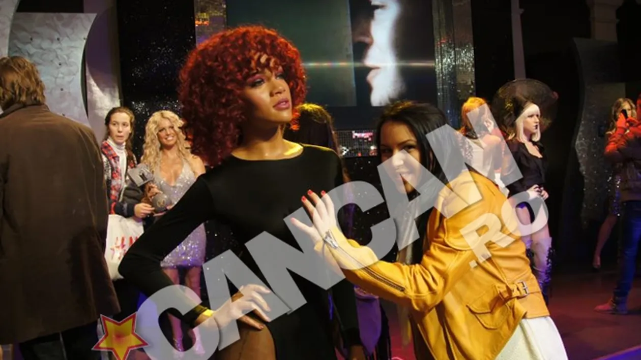 S-au distrat la Londra, zilele trecute!  Logodnica lui Tamas a pipait-o pe Rihanna pe sani!