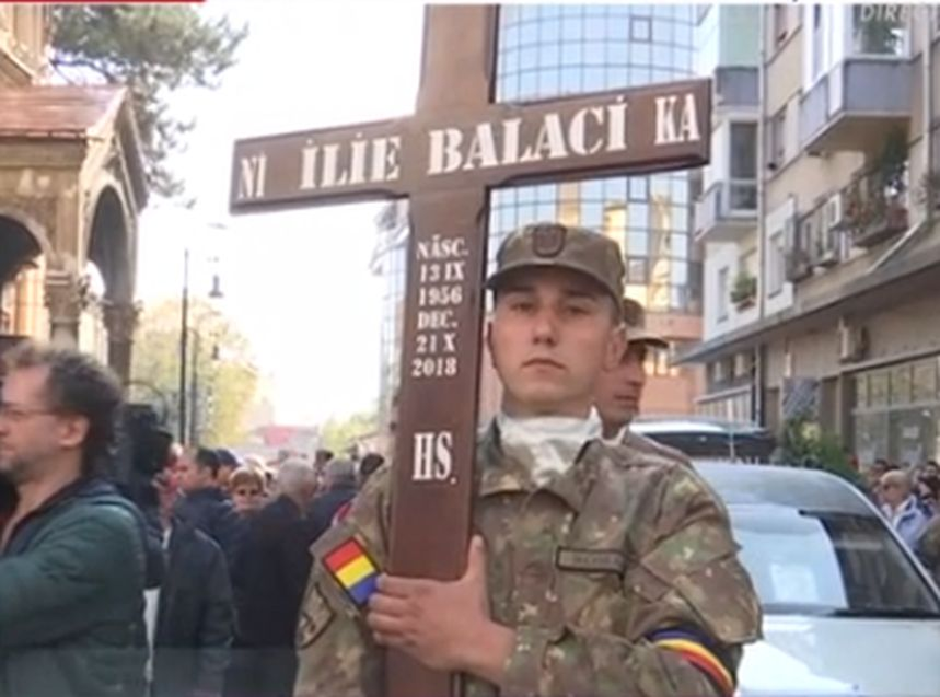 Imagini de la înmormântarea lui Ilie Balaci
(sursa foto - Spynews)