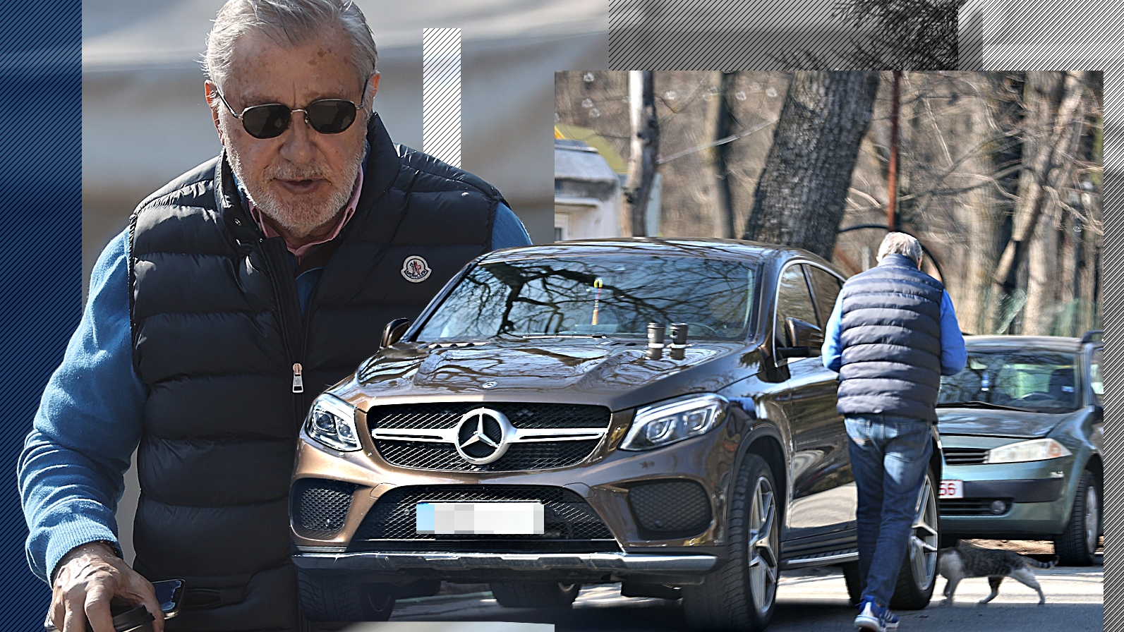 I-a tăiat calea pisica și... Imagini incredibile cu Ilie Năstase, pe care nu trebuie să le ratezi!