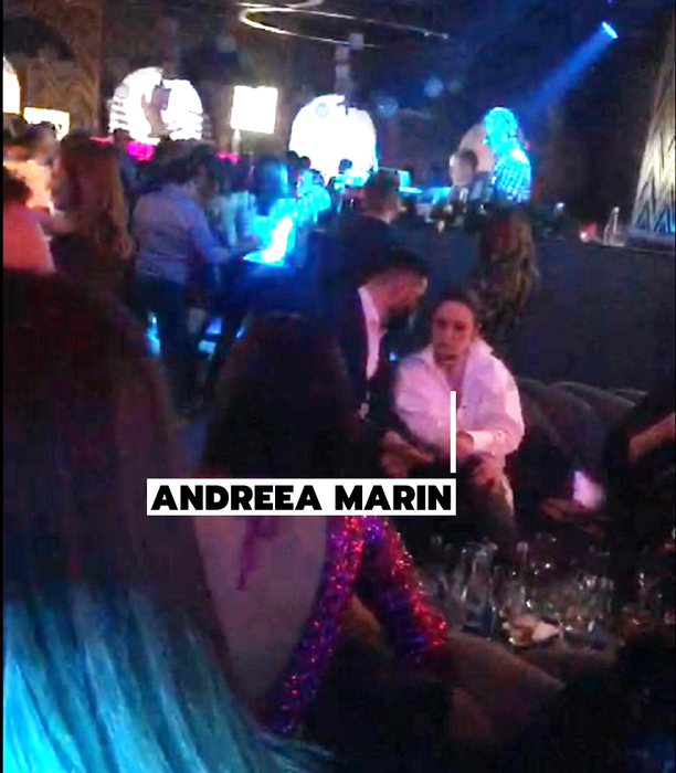 Andreea Marin a petrecut noaptea de Revelion într-un club din Brașov