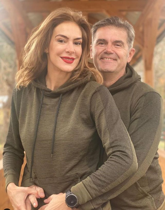 Roxana Ciuhulescu și soțul său