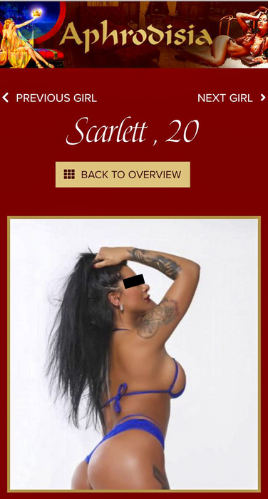 Dansatoare lui Salam ar lucra sub numele de Scarlett