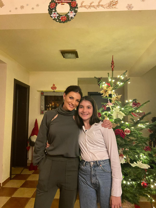 Ioana Ginghină, alături de fiica ei