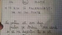 Ce răspuns a primit un elev, după ce i-a cerut unei fetiţe să fie iubita lui: “Dragă Giorgiana…” / “O să mai dureze o lună sau două”