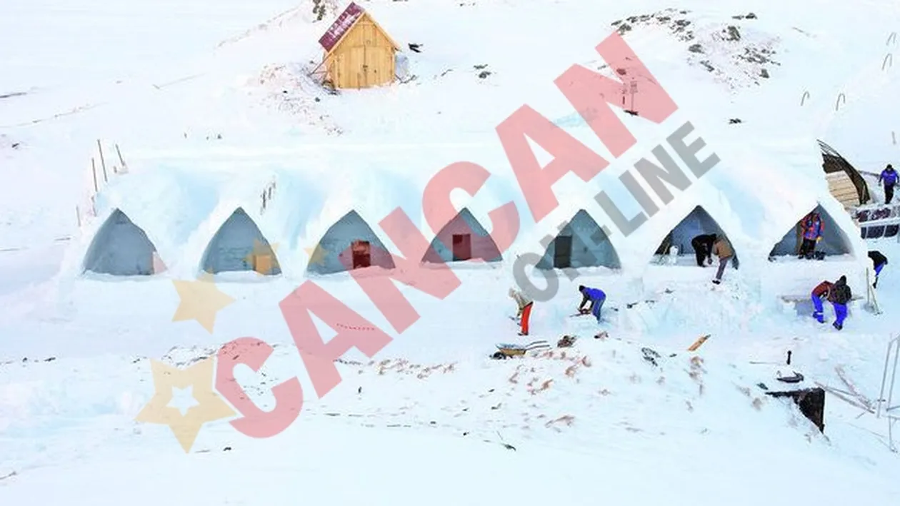 Hotelul de gheata este aproape gata