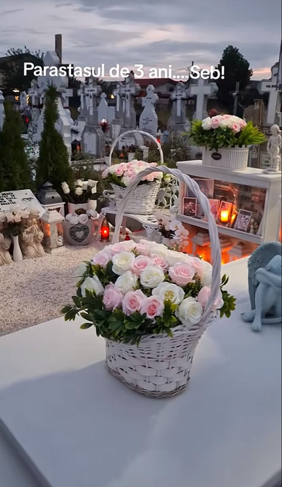 Mormântul lui Sebastian Olariu, tânărul ucis de Vlad Pascu