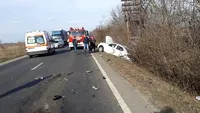 Grav accident rutier în Timiș. O femeie a murit, iar o fetiță de cinci ani a fost rănită