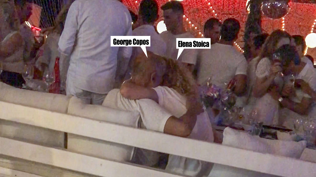 Milionarul George Copos & proaspăta soție, dansuri intime la LOFT!